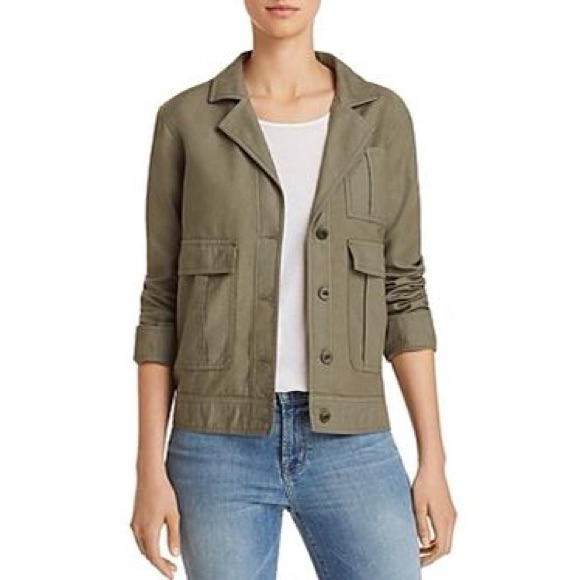 J Brand  Tracy Utility Jacket In Castor Gray B78